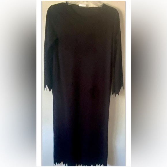 Unknown Phantom Black Spirit Halloween Costume Unisex Child Kids M(8-10) NO BELT - Picture 2 of 9